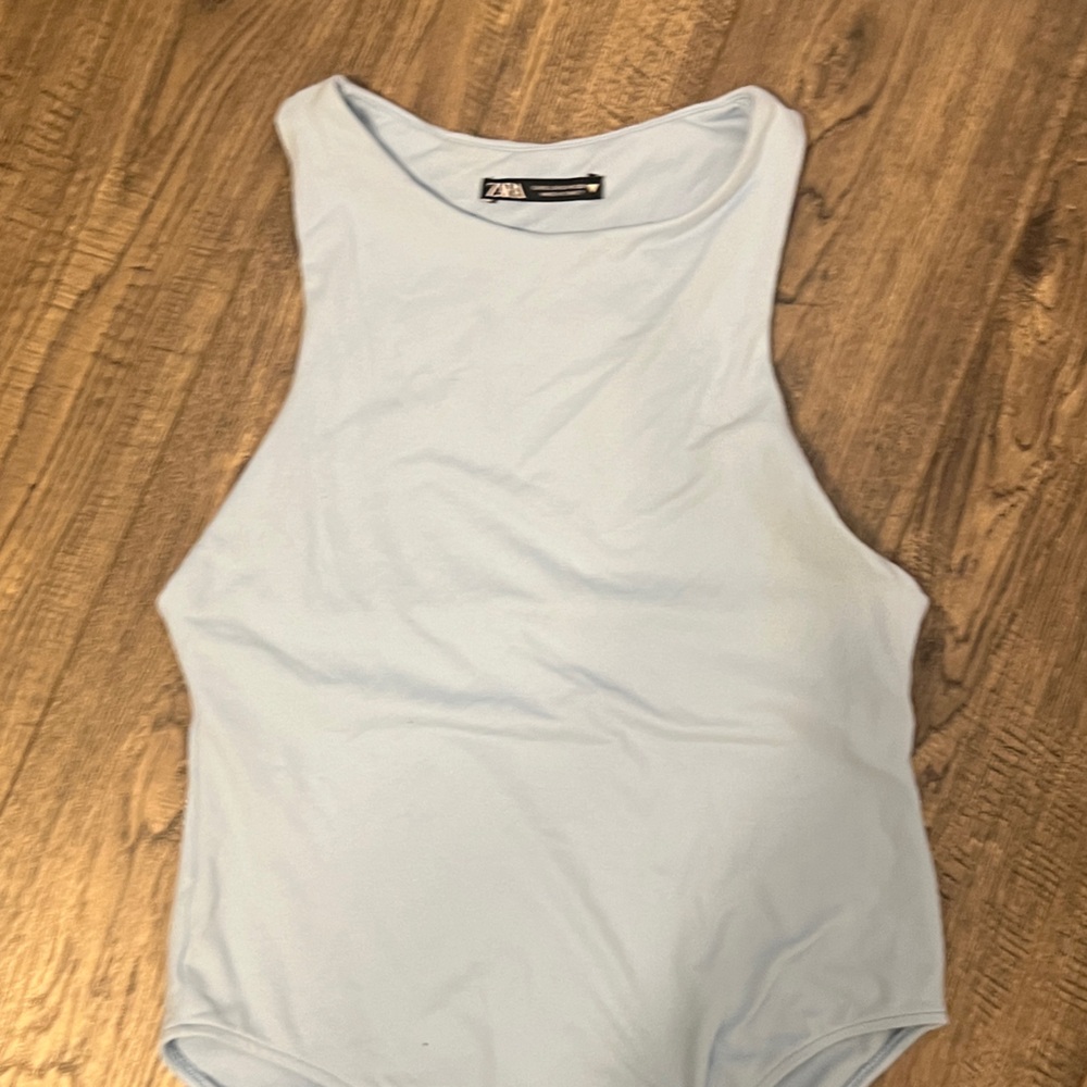 BABY BLUE ZARA BODYSUIT